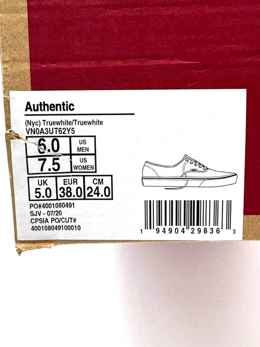 Vans brand new